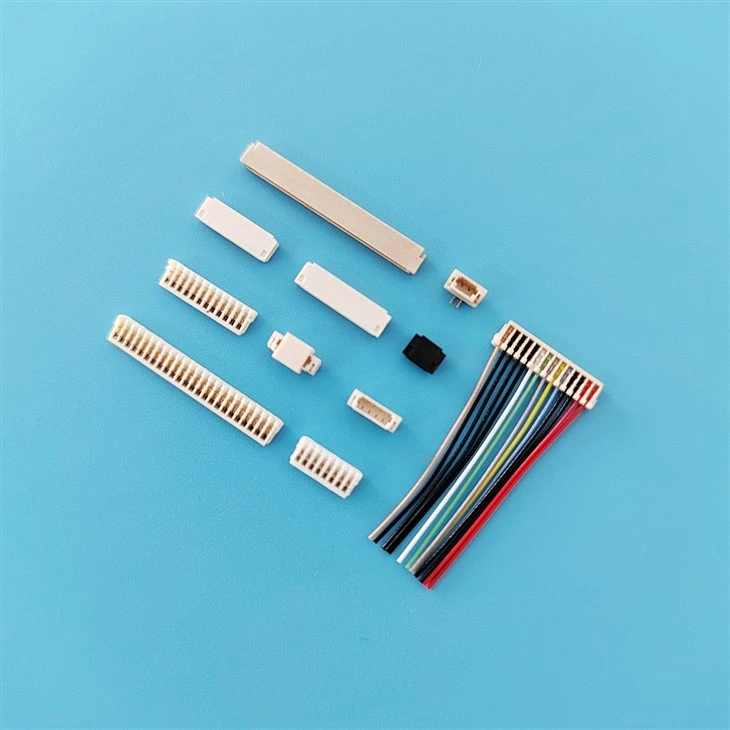 Alternatives JST SM02B/SM03B/SM04B/SM05B/SM06B/SM07B/SM08B/SM09B/SM10B-SURS-TF 0.80mm,SMD,Right-Angle,smallest Connecto